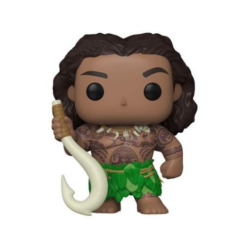 Moana 2 Figura POP! & Buddy Vinyl Maui with Fish Hook 9 cm