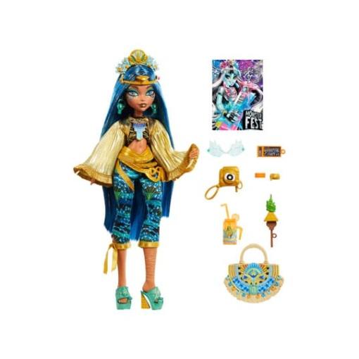 Monster High Muñeca Cleo de Nile Monster Fest 25 cm