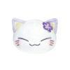 Nemuneko Cat Peluche Purple 18 cm