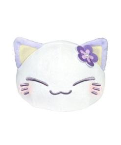 Nemuneko Cat Peluche Purple 18 cm