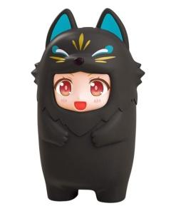 Nendoroid More Accesorios para las Figuras Nendoroid Kigurumi Face Parts Case Black Kitsune 10 cm