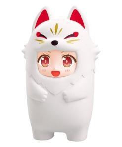 Nendoroid More Accesorios para las Figuras Nendoroid Kigurumi Face Parts Case White Kitsune 10 cm