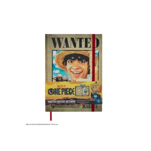 One Piece Libreta Wanted Posters