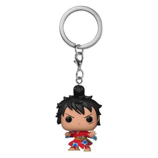 One Piece Llaveros Pocket POP! Vinyl Luffy in Kimono 4 cm Expositor (12)