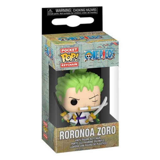 One Piece Llaveros Pocket POP! Vinyl Roronoa Zoro 4 cm Expositor (12)