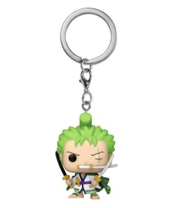 One Piece Llaveros Pocket POP! Vinyl Roronoa Zoro 4 cm Expositor (12)