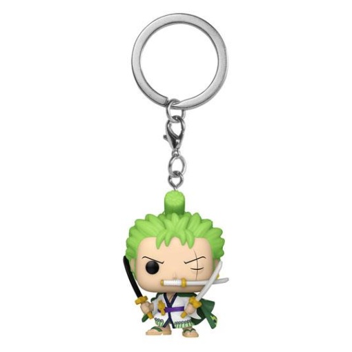 One Piece Llaveros Pocket POP! Vinyl Roronoa Zoro 4 cm Expositor (12)