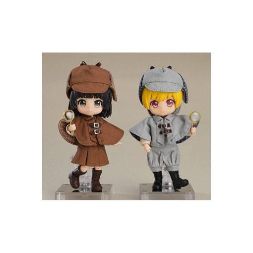 Original Character Accesorios para las Figuras Nendoroid Doll Outfit Set Detective - Boy (Gray)