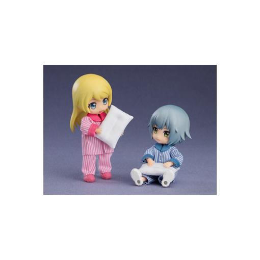 Original Character Accesorios para las Figuras Nendoroid Doll Outfit Set: Pajamas (Blue)