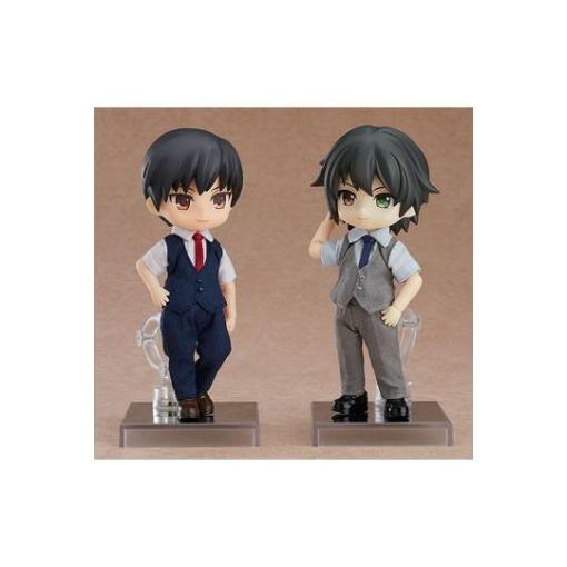 Original Character Accesorios para las Figuras Nendoroid Doll Outfit Set: Suit (Gray) (Re-Run)