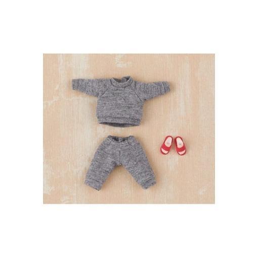 Original Character Accesorios para las Figuras Nendoroid Doll Outfit Set: Sweatshirt and Sweatpants (Gray)