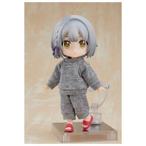 Original Character Accesorios para las Figuras Nendoroid Doll Outfit Set: Sweatshirt and Sweatpants (Gray)