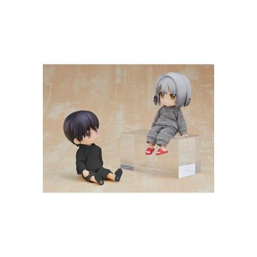 Original Character Accesorios para las Figuras Nendoroid Doll Outfit Set: Sweatshirt and Sweatpants (Gray)