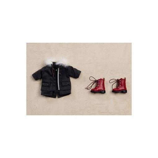 Original Character Accesorios para las Figuras Nendoroid Doll Warm Clothing Set: Boots & Mod Coat (Black)