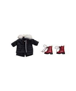 Original Character Accesorios para las Figuras Nendoroid Doll Warm Clothing Set: Boots & Mod Coat (Black)