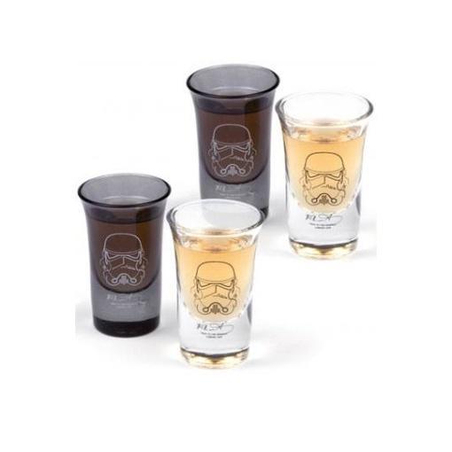 Original Stormtrooper Pack de 4 Vasos de Chupitos