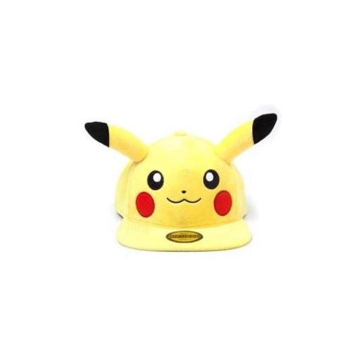 Pokémon Gorra Peluche Snapback Embarrassed Pikachu