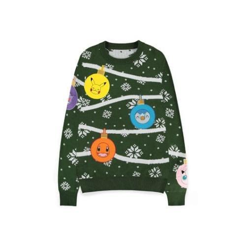 Pokémon Sweatshirt Christmas Jumper Xmas Balls