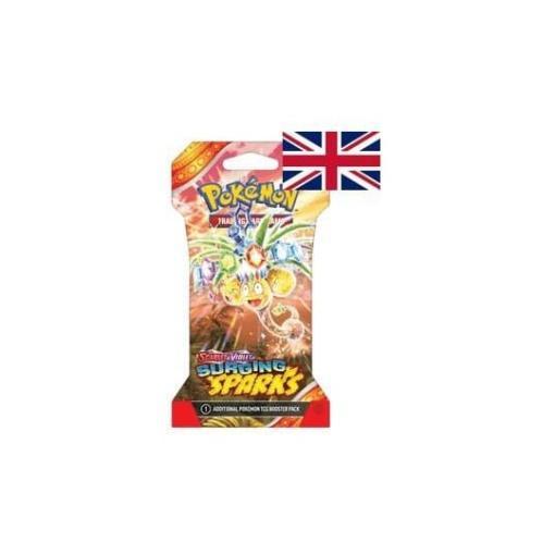 Pokémon TCG Scarlet & Violet 08 Surging Sparks boosters Sleeved *INGLÉS*