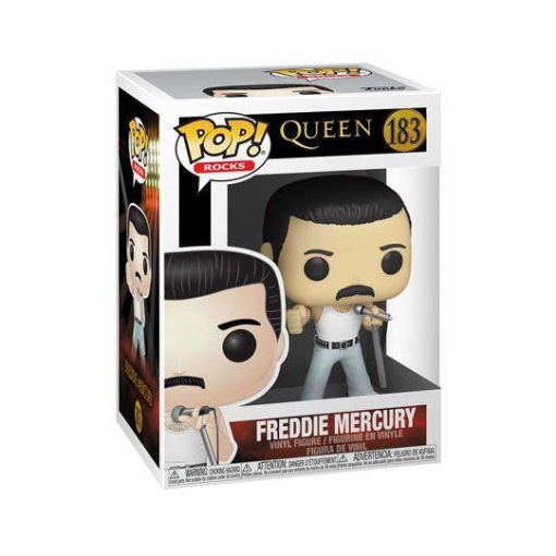 Queen POP! Rocks Vinyl Figura Freddie Mercury Radio Gaga 9 cm