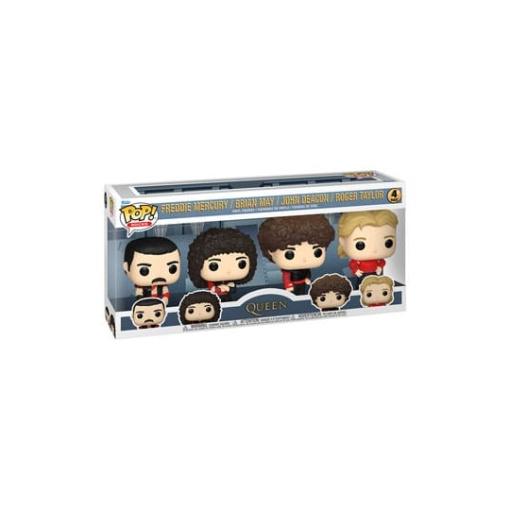 Queen Pack de 4 Figuras POP! TV Vinyl Radio Gaga 9 cm