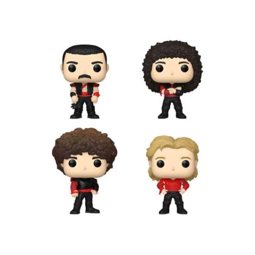 Queen Pack de 4 Figuras POP! TV Vinyl Radio Gaga 9 cm