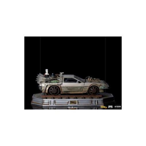 Regreso al Futuro III Estatua 1/10 Art Scale DeLorean 57 cm