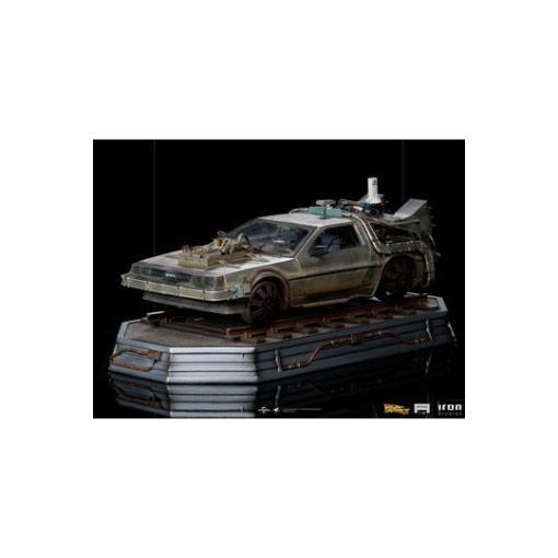 Regreso al Futuro III Estatua 1/10 Art Scale DeLorean 57 cm