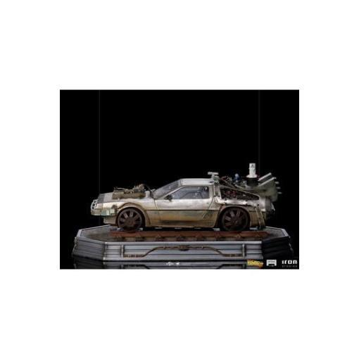 Regreso al Futuro III Estatua 1/10 Art Scale DeLorean 57 cm