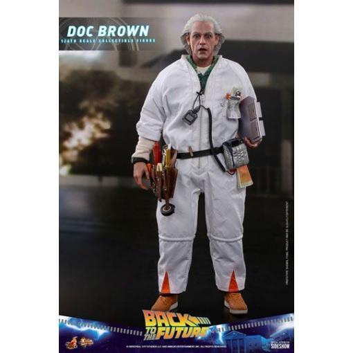 Regreso al futuro Figura Movie Masterpiece 1/6 Doc Brown 30 cm