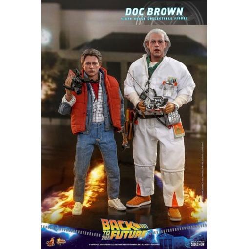 Regreso al futuro Figura Movie Masterpiece 1/6 Doc Brown 30 cm