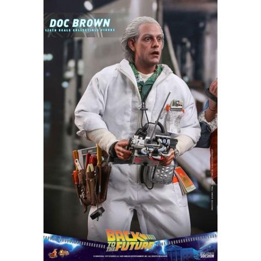 Regreso al futuro Figura Movie Masterpiece 1/6 Doc Brown 30 cm