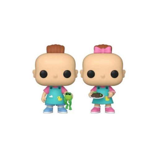 Rugrats Pack de 2 POP! Television Vinyl Figuras Phil & Lil Deville 9 cm