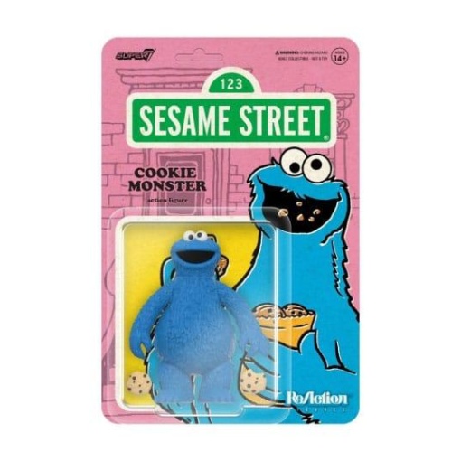 Sesame Street Figura ReAction Wave 02 Cookie Monster 10 cm