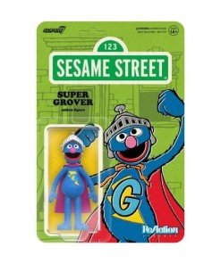 Sesame Street Figura ReAction Wave 03 Super Grover 10 cm