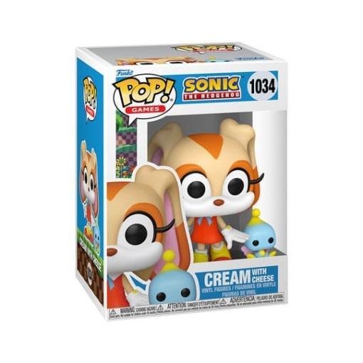 Sonic The Hedgehog Figura POP & Buddy! Vinyl Cream w/Cheese 9 cm