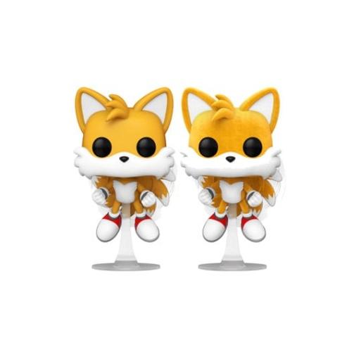 Sonic The Hedgehog POP! Games Vinyl Figuren Tails(Flying)(FL) w/CH 9 cm Surtido (6)