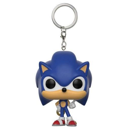 Sonic The Hedgehog POP! Vinyl Llavero Sonic (Ring) 4 cm