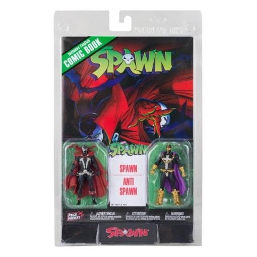 Spawn Pack de 2 Figuras & Cómic Spawn & Anti-Spawn (Spawn #1) 8 cm Surtido (6)