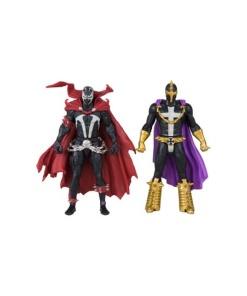 Spawn Pack de 2 Figuras & Cómic Spawn & Anti-Spawn (Spawn #1) 8 cm Surtido (6)