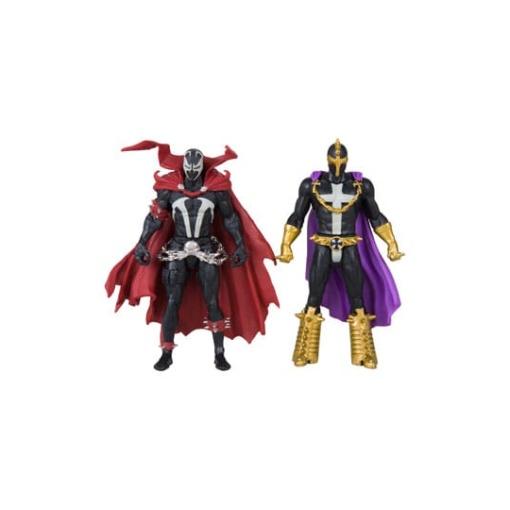 Spawn Pack de 2 Figuras & Cómic Spawn & Anti-Spawn (Spawn #1) 8 cm Surtido (6)