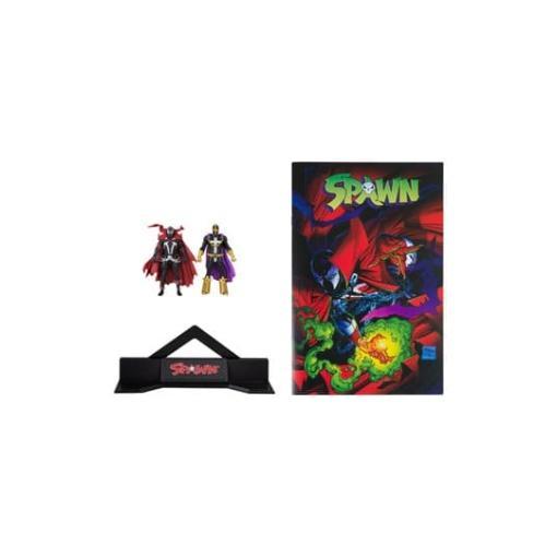 Spawn Pack de 2 Figuras & Cómic Spawn & Anti-Spawn (Spawn #1) 8 cm Surtido (6)