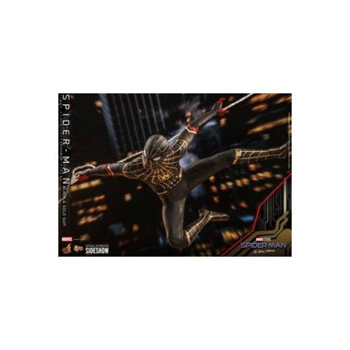 Spider-Man: Sin camino a casa Figura Movie Masterpiece 1/6 Spider-Man (Black & Gold Suit) 30 cm