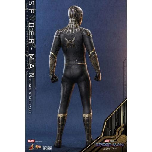 Spider-Man: Sin camino a casa Figura Movie Masterpiece 1/6 Spider-Man (Black & Gold Suit) 30 cm