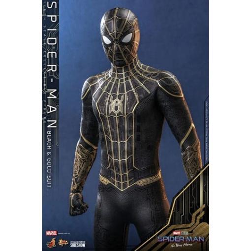 Spider-Man: Sin camino a casa Figura Movie Masterpiece 1/6 Spider-Man (Black & Gold Suit) 30 cm