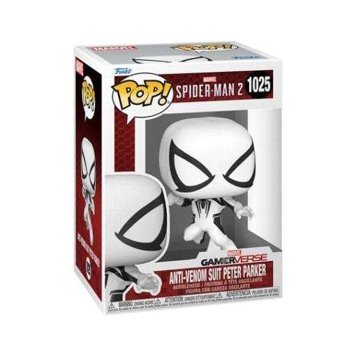 Spiderman 2 POP! Games Vinyl Figura Anti-Venom Peter 9 cm