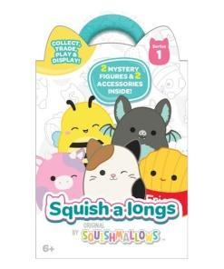 Squishmallow Squish a longs Pack de 8 Minifiguras Style 4 3 cm