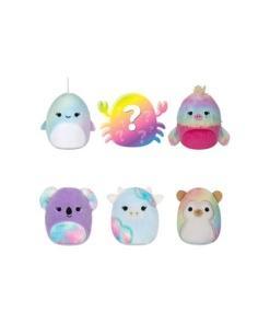 Squishville Mini Squishmallows Pack de 6 Peluches Fun & Fabulous Squad 5 cm