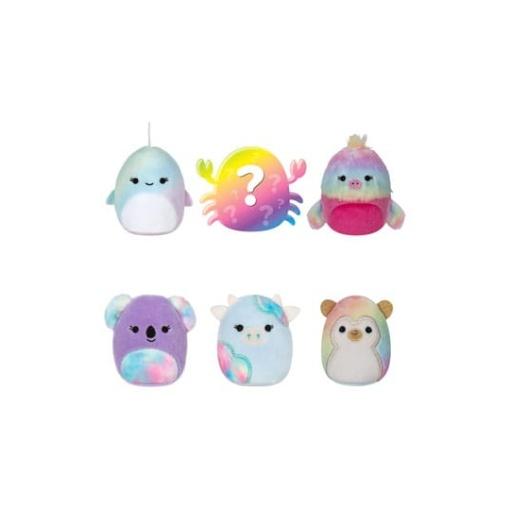 Squishville Mini Squishmallows Pack de 6 Peluches Fun & Fabulous Squad 5 cm