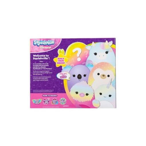 Squishville Mini Squishmallows Pack de 6 Peluches Fun & Fabulous Squad 5 cm